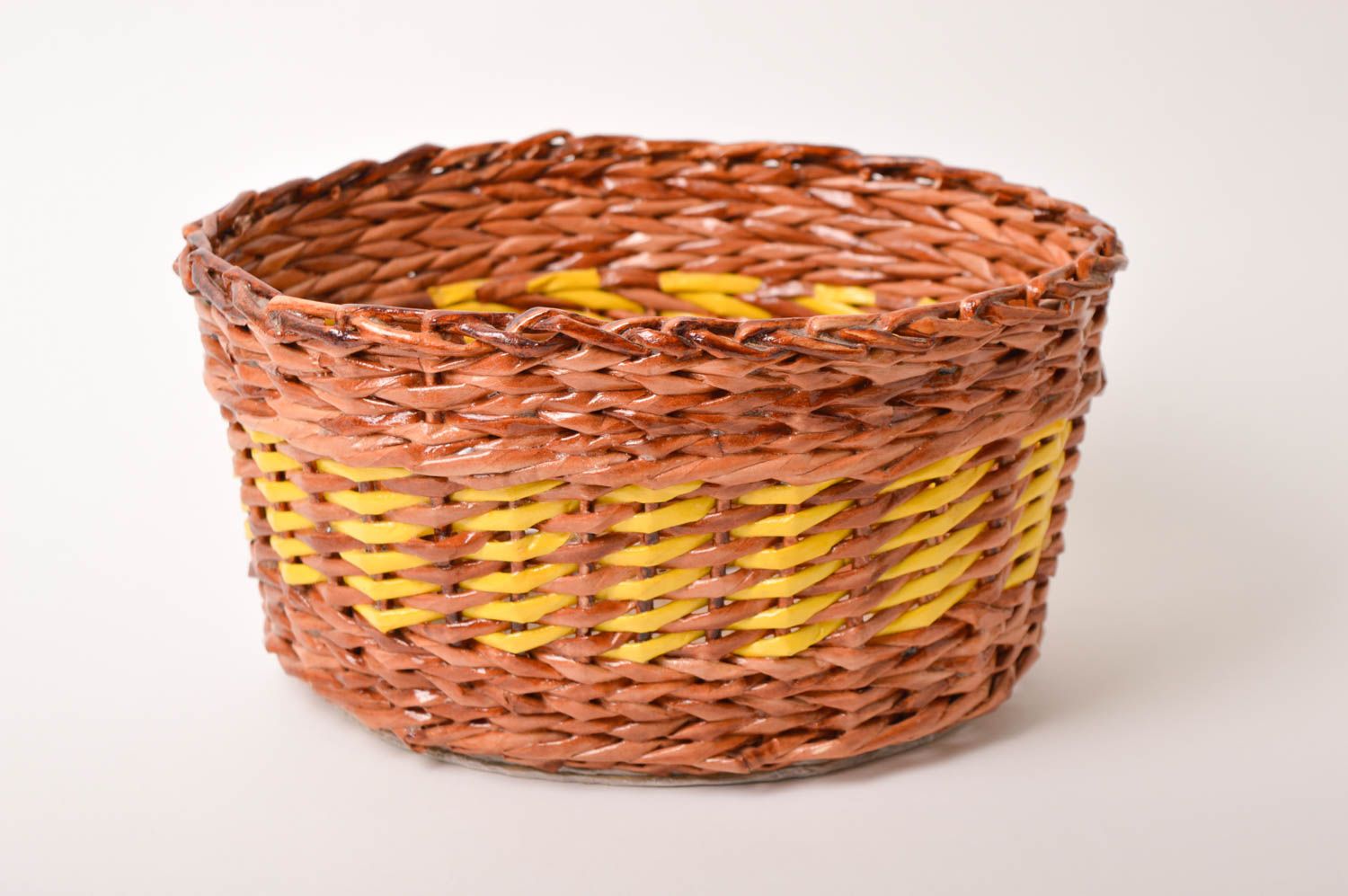 Handmade wicker basket home decor elegant accessories home organizer ideas photo 2