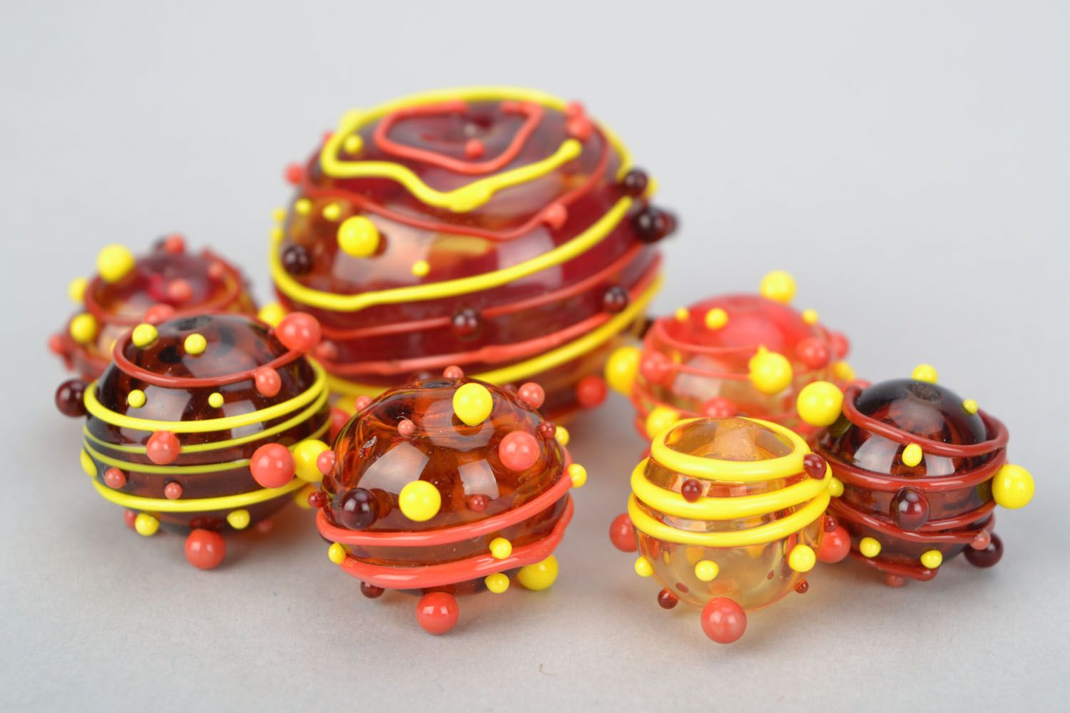 Glass beads Colors photo 3