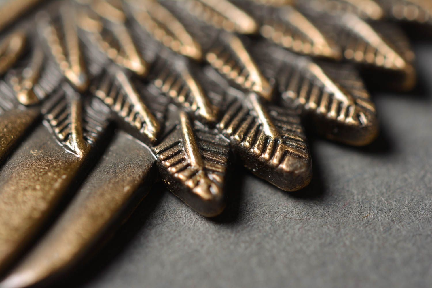 Серьги ручной работы серьги из металла элитная бижутерия с бусинами Крылья фото 4