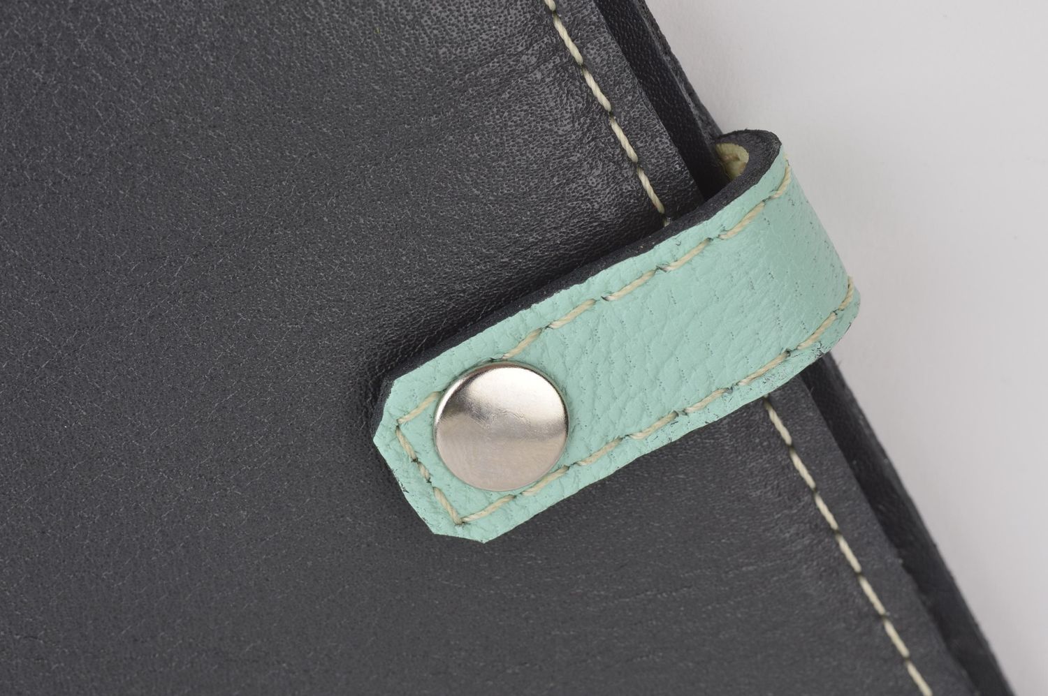 Мужское портмоне handmade кожаный кошелек модный красивый аксессуар для мужчин фото 5