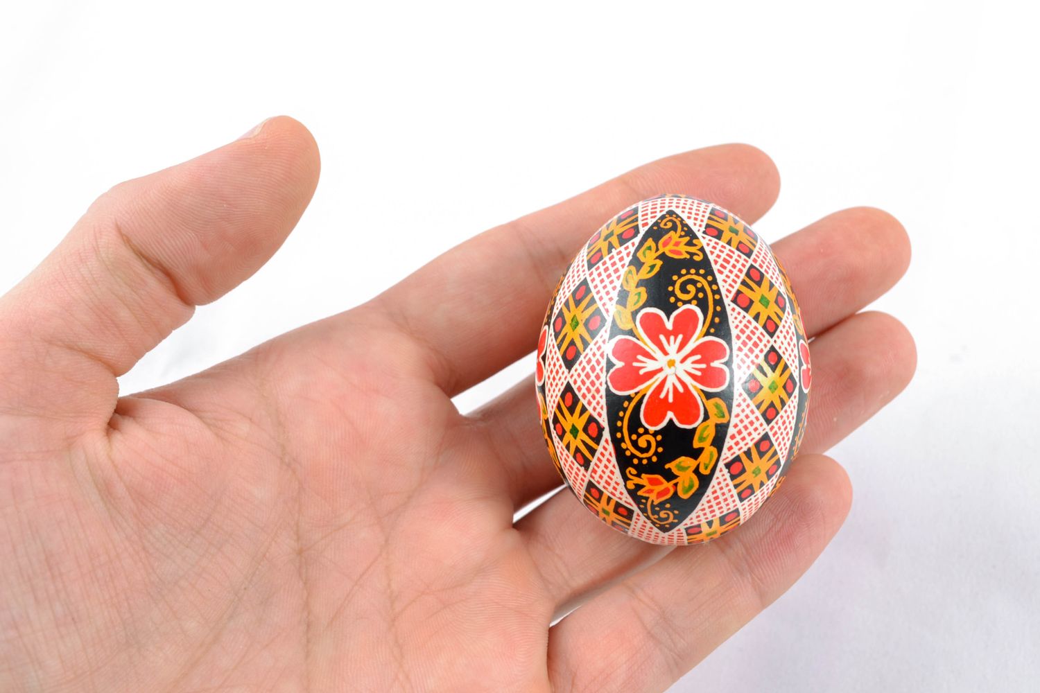 Handmade decorative Easter egg photo 3