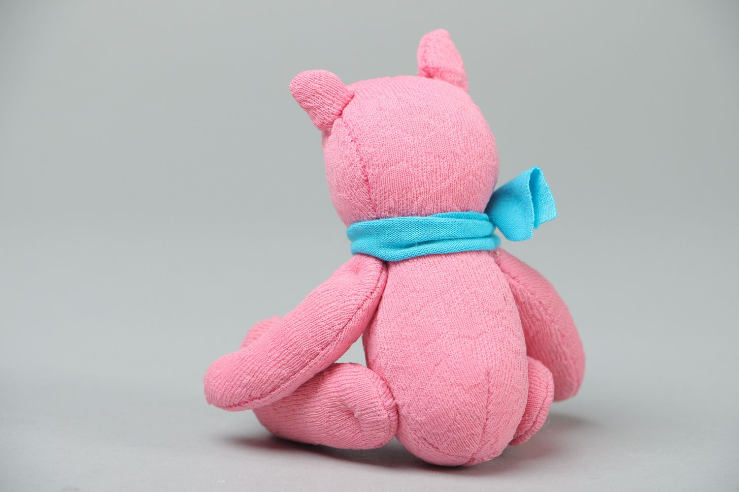 Designer polyester soft toy bear photo 2