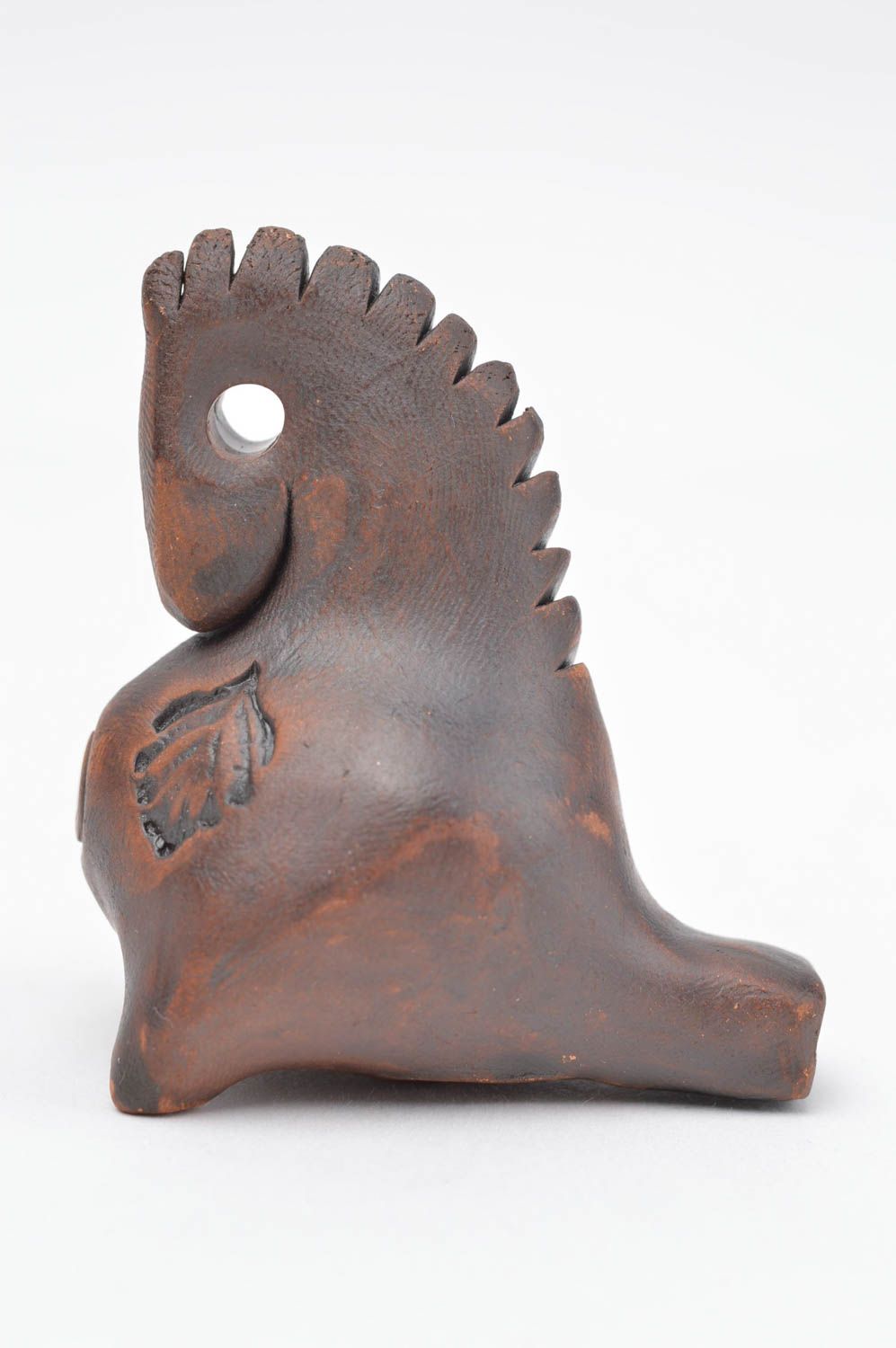 Свистулька из глины ручной работы глиняная свистулька игрушка из глины лошадка фото 2