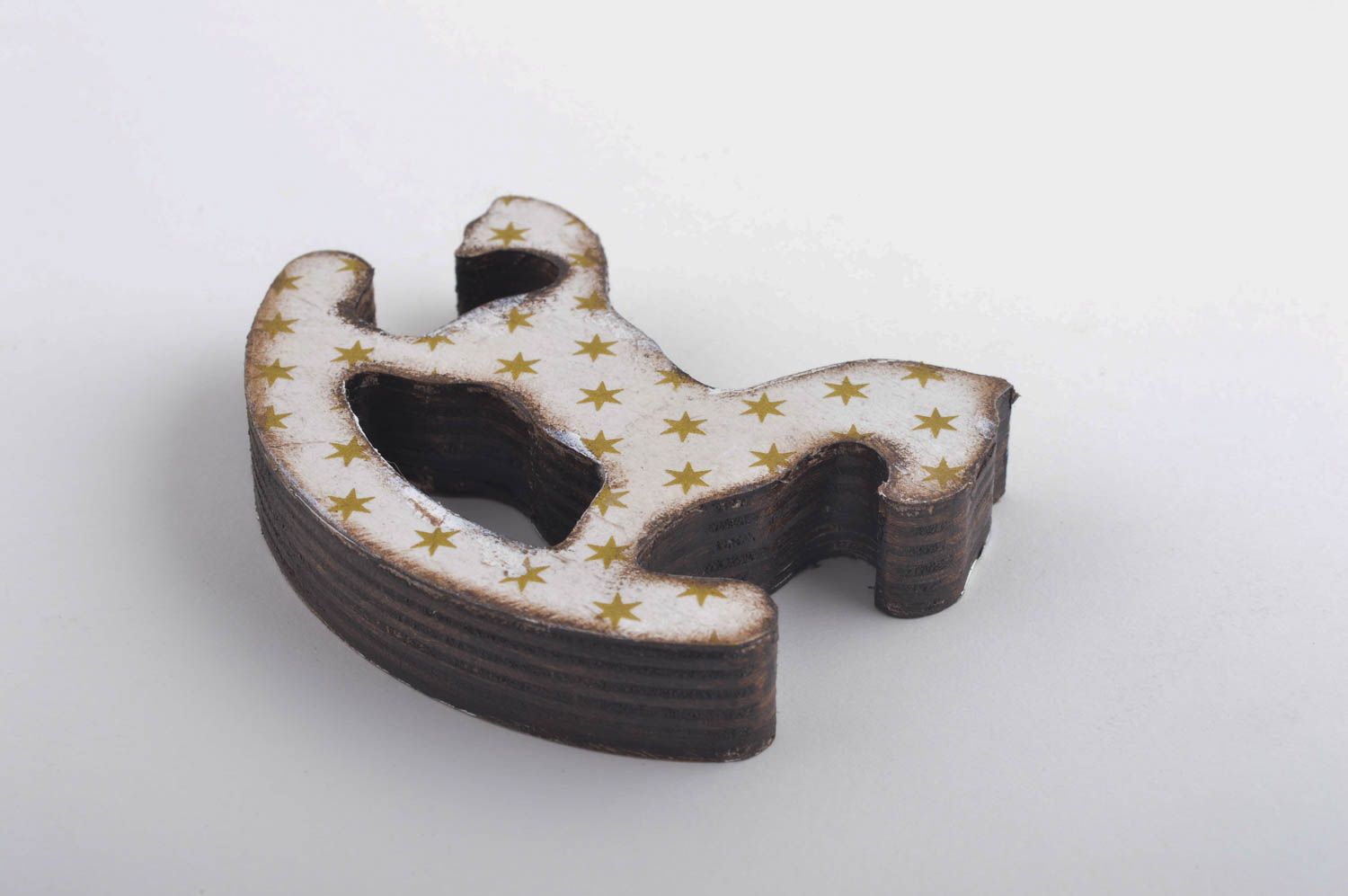 Figura de madera decorada hecha a mano souvenir original objeto de decoración  foto 3