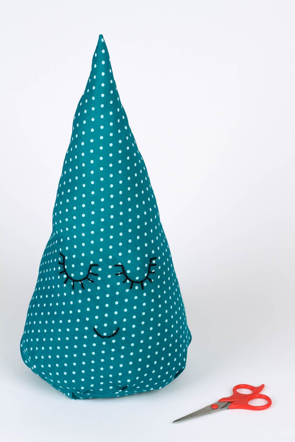 Игрушка подушка ручной работы мягкая игрушка декоративная подушка в виде капли фото 1