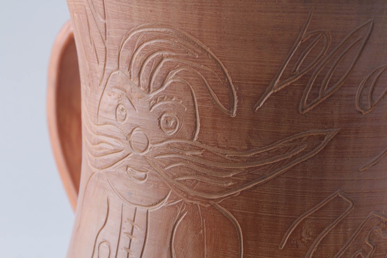 Caneca de cerâmica feita à mão louça de cerâmica decorativa artesanal foto 5
