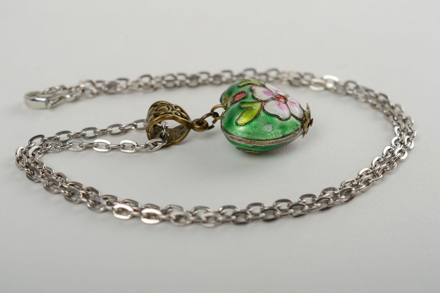 Handmade designer pendant unusual cute pendant jewelry in shape of heart photo 4