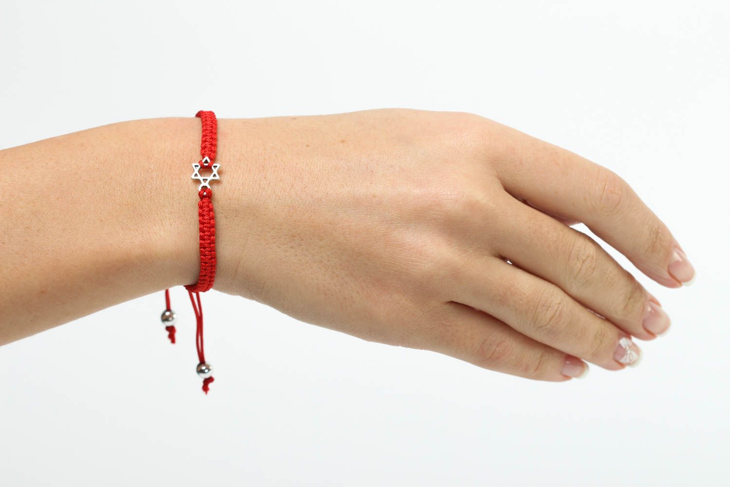 Unusual handmade textile bracelet woven cord bracelet fashion trends gift ideas photo 5