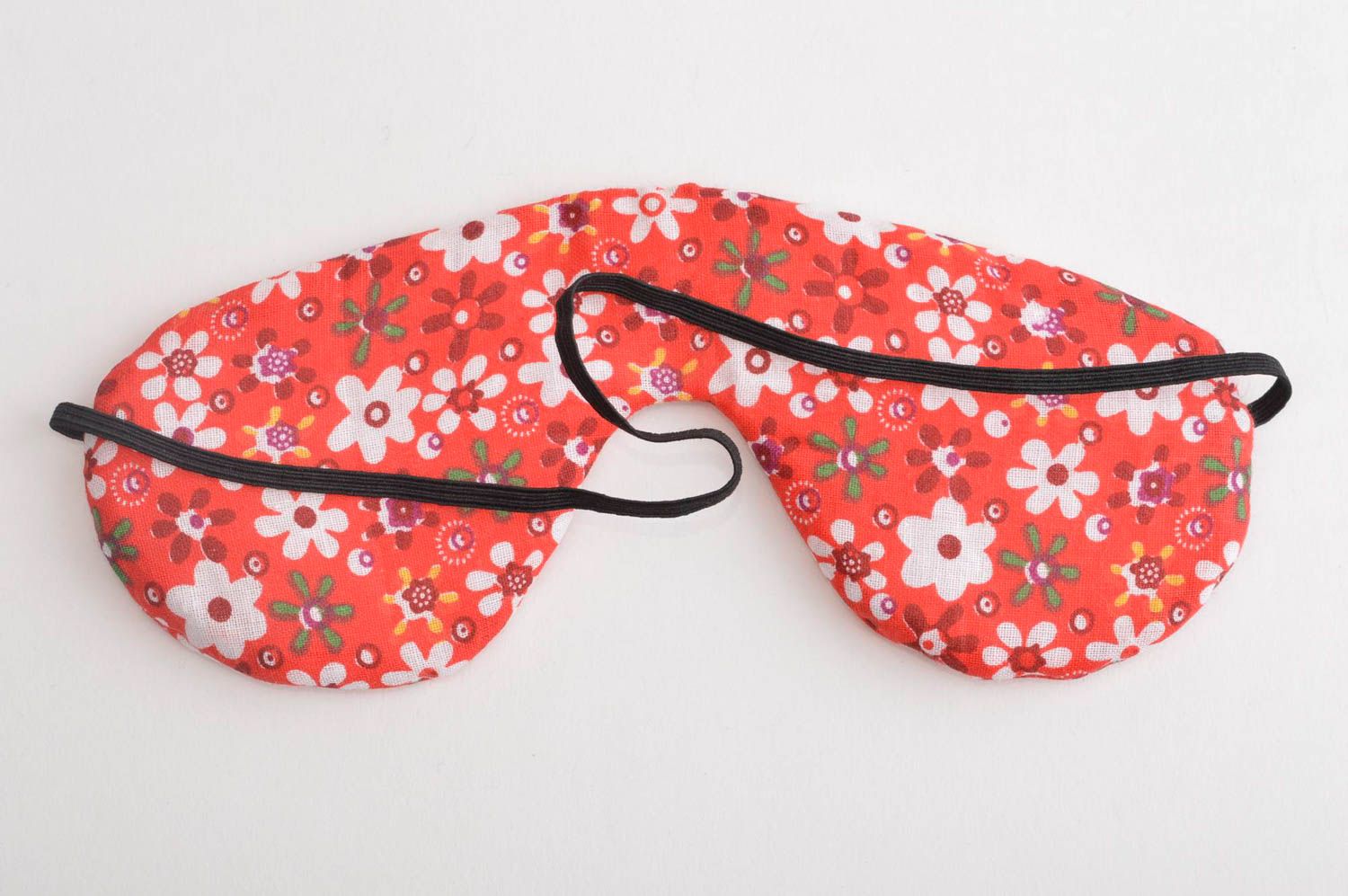 Blumige Augenmaske zum Schlafen handmade Frauen Accessoire Schlaf Brille  foto 3