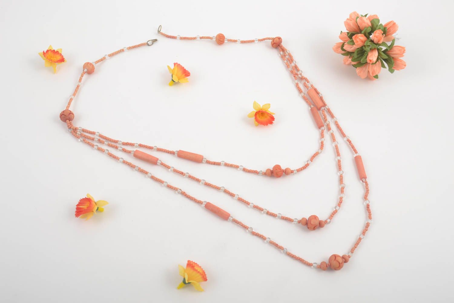 Handmade Schmuck Collier Halskette für Frauen Designer Schmuck Knochen Perlen foto 1