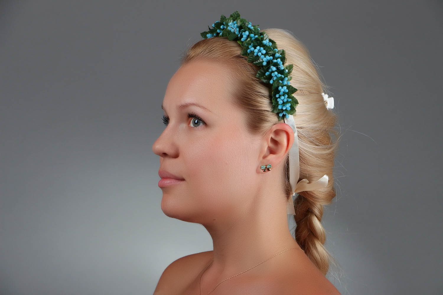 Headband Spring Blue Melody photo 2