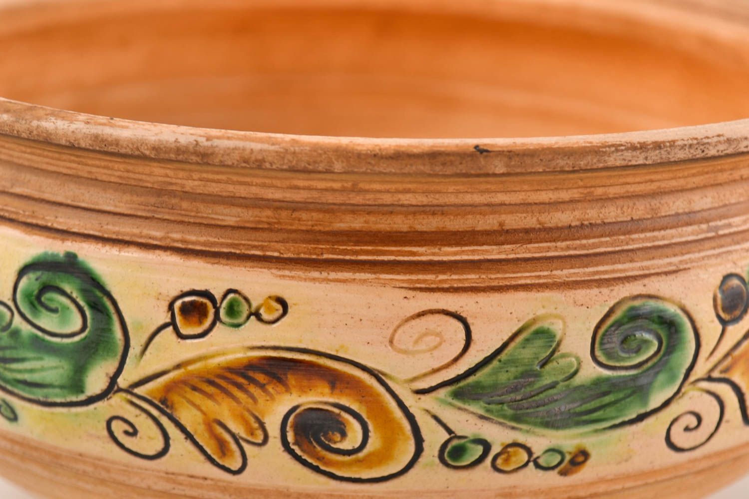 Handmade Keramik Schüssel Küchen Deko Keramik Geschirr Geschenk für Frauen 1.5 L foto 2