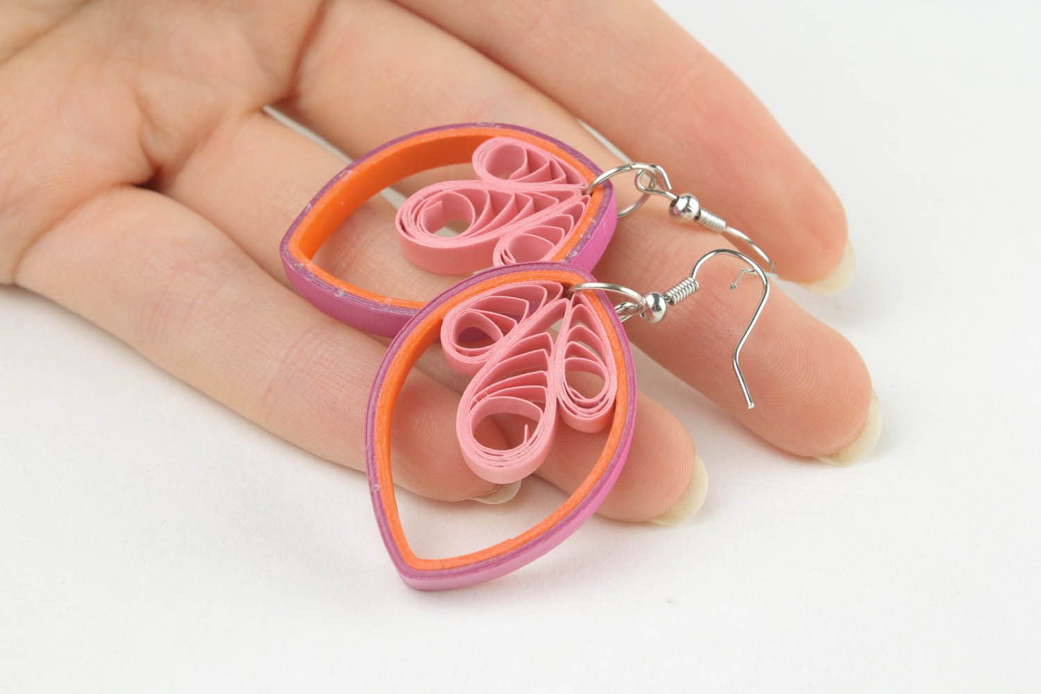 Quilling earrings photo 5