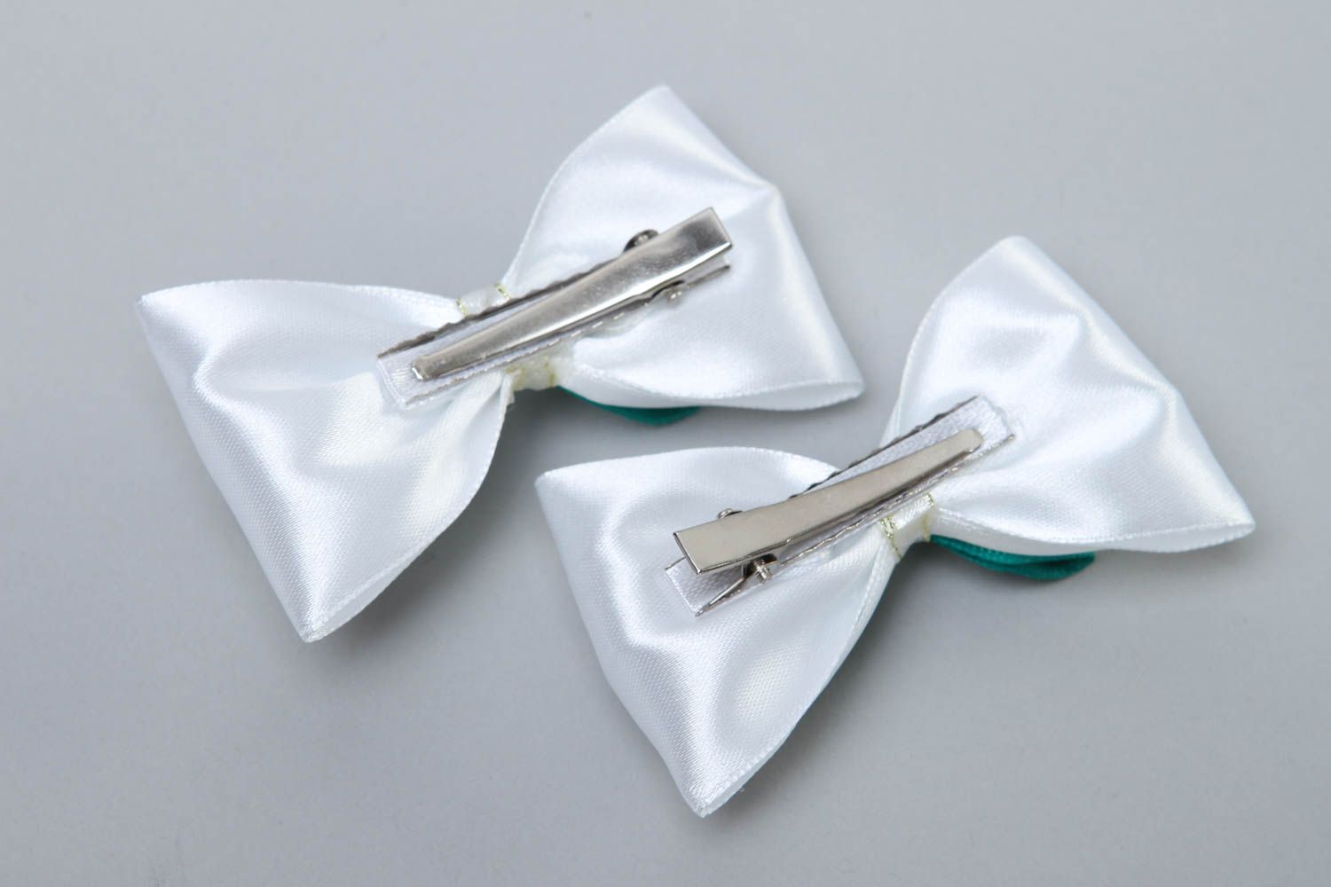 Handmade hair clip designer accessory for hair gift for girls set of 2 items photo 4