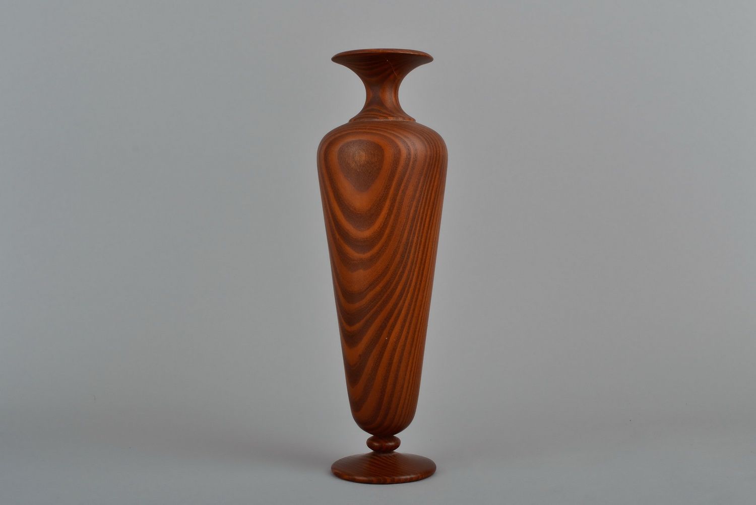 13 inches wooden elegant design decorative Greek-style vase 1,1 lb photo 2