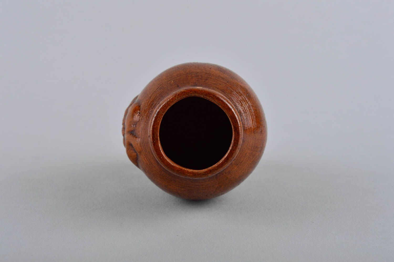 Jarro decorativo hecho a mano de barro vaso de cerámica vajilla original Kvevri foto 4