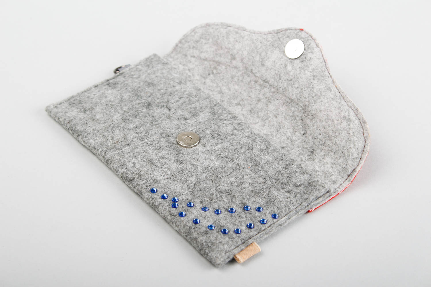 Designer wallet handmade woolen wallet leather accessories designer purse ideas photo 4