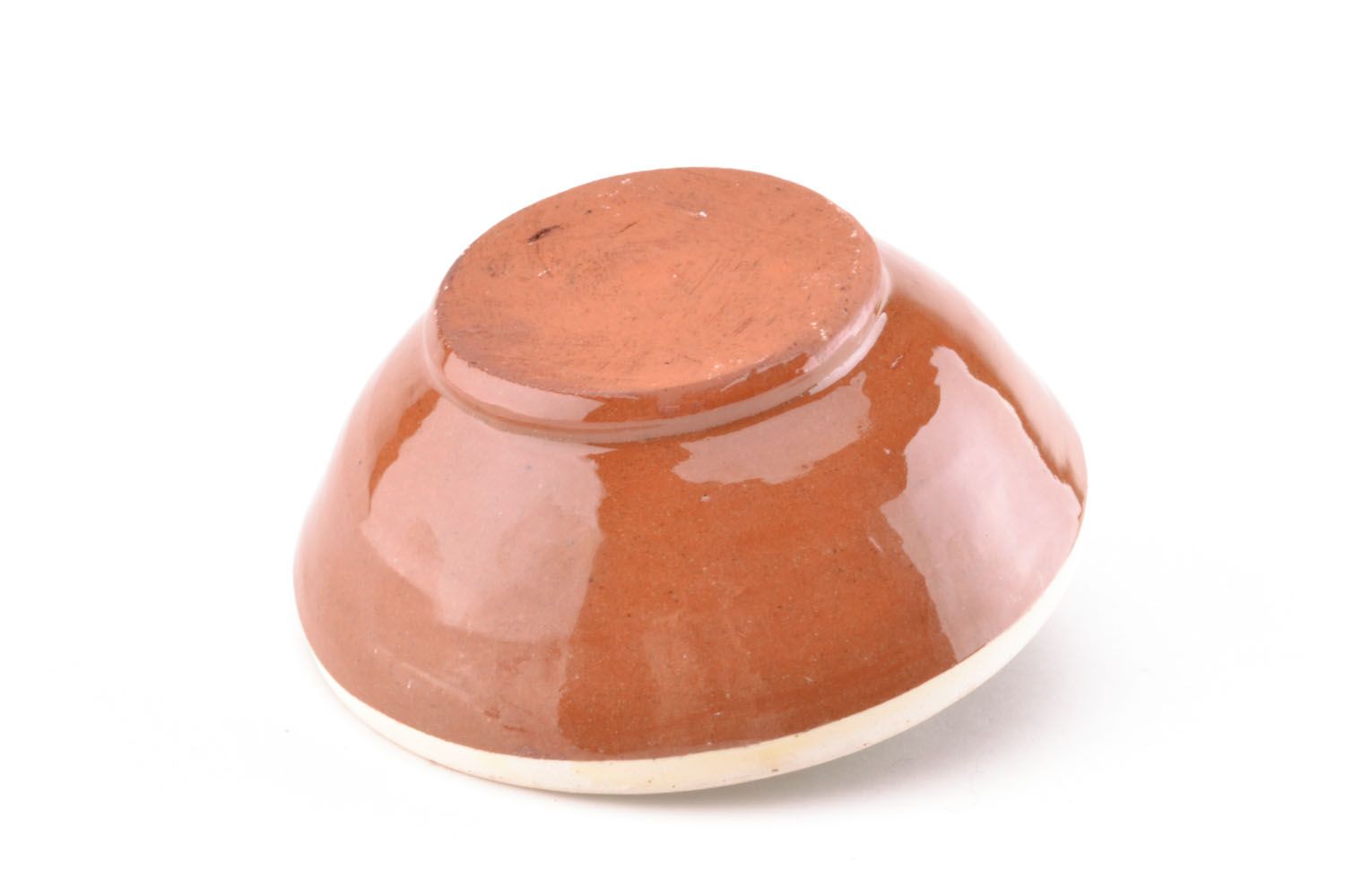Painted ceramic bowl photo 5