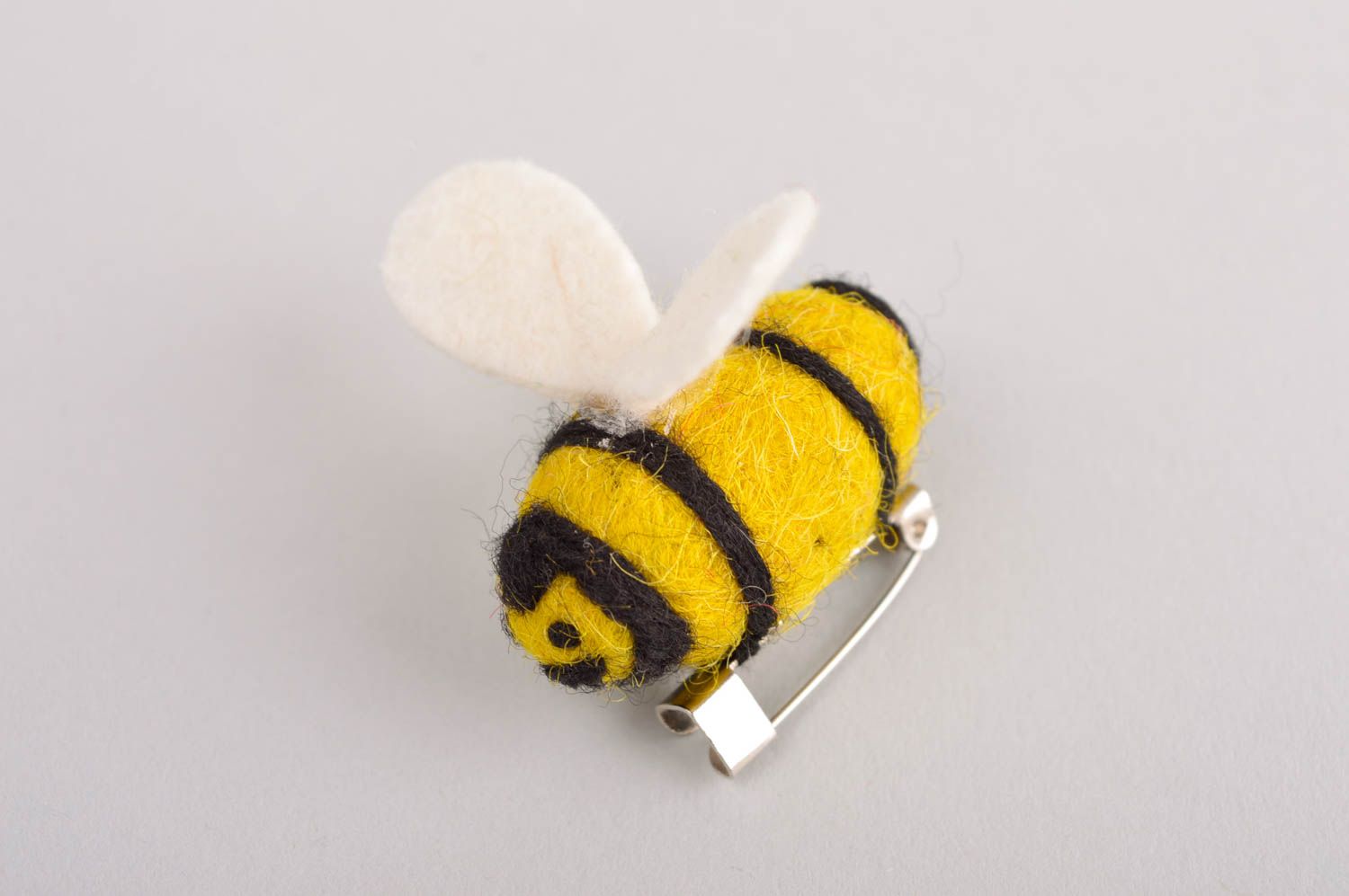 Handmade Brosche Tier Accessoire für Frauen Designer Schmuck grelle Biene foto 2
