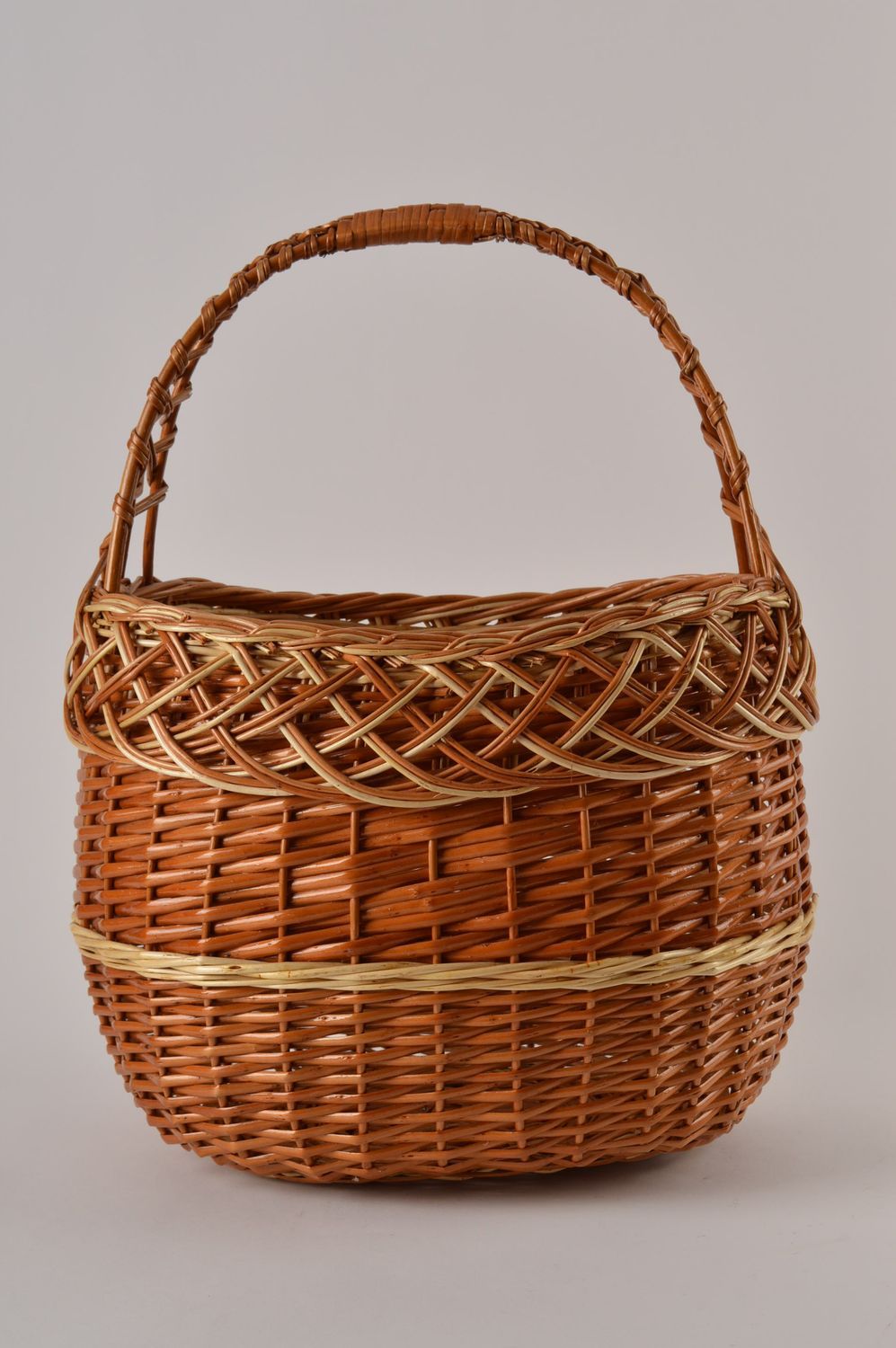 Handmade designer cute basket unusual stylish basket woven basket ideas photo 2