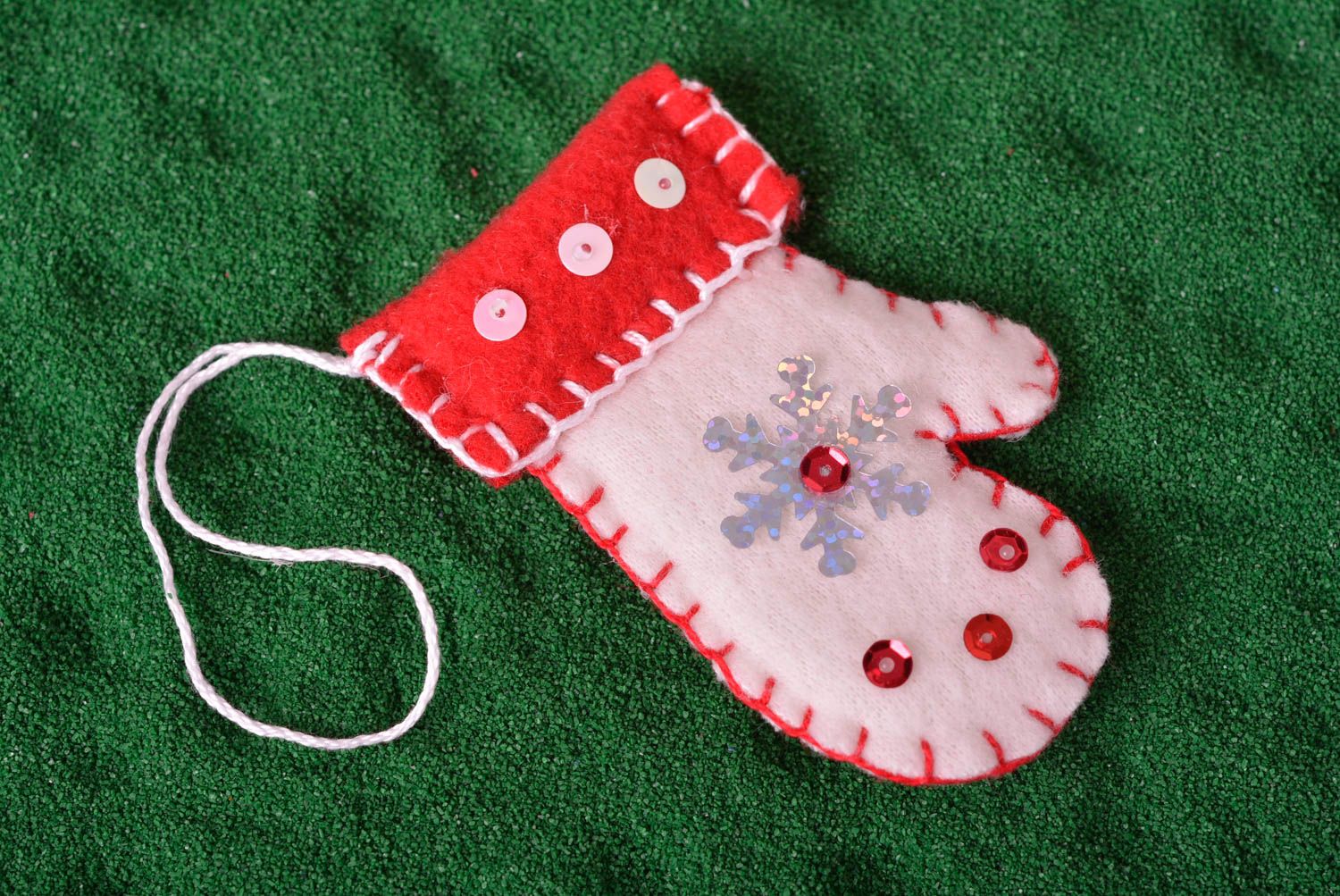 Handmade New Year toy unusual toy for Christmas designer felt toy unusual toy photo 1