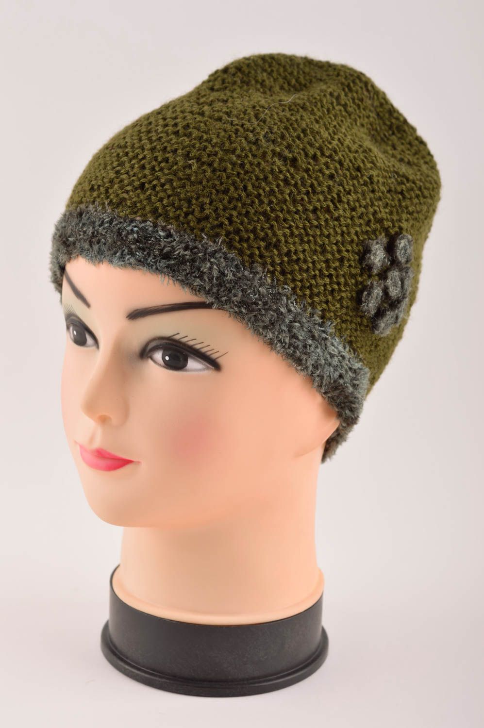 Handmade hat designer hat warm winter hat unusual hat for girl crocheted hat photo 2