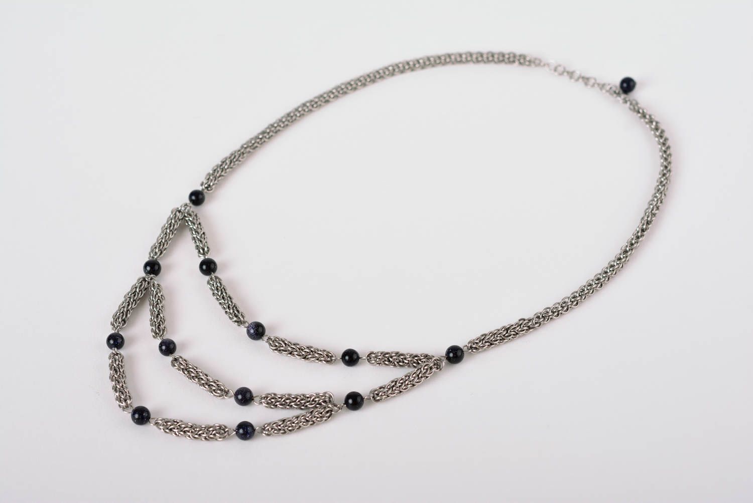 Handmade metal necklace stylish necklace metal jewelry for women fashion jewelry photo 1
