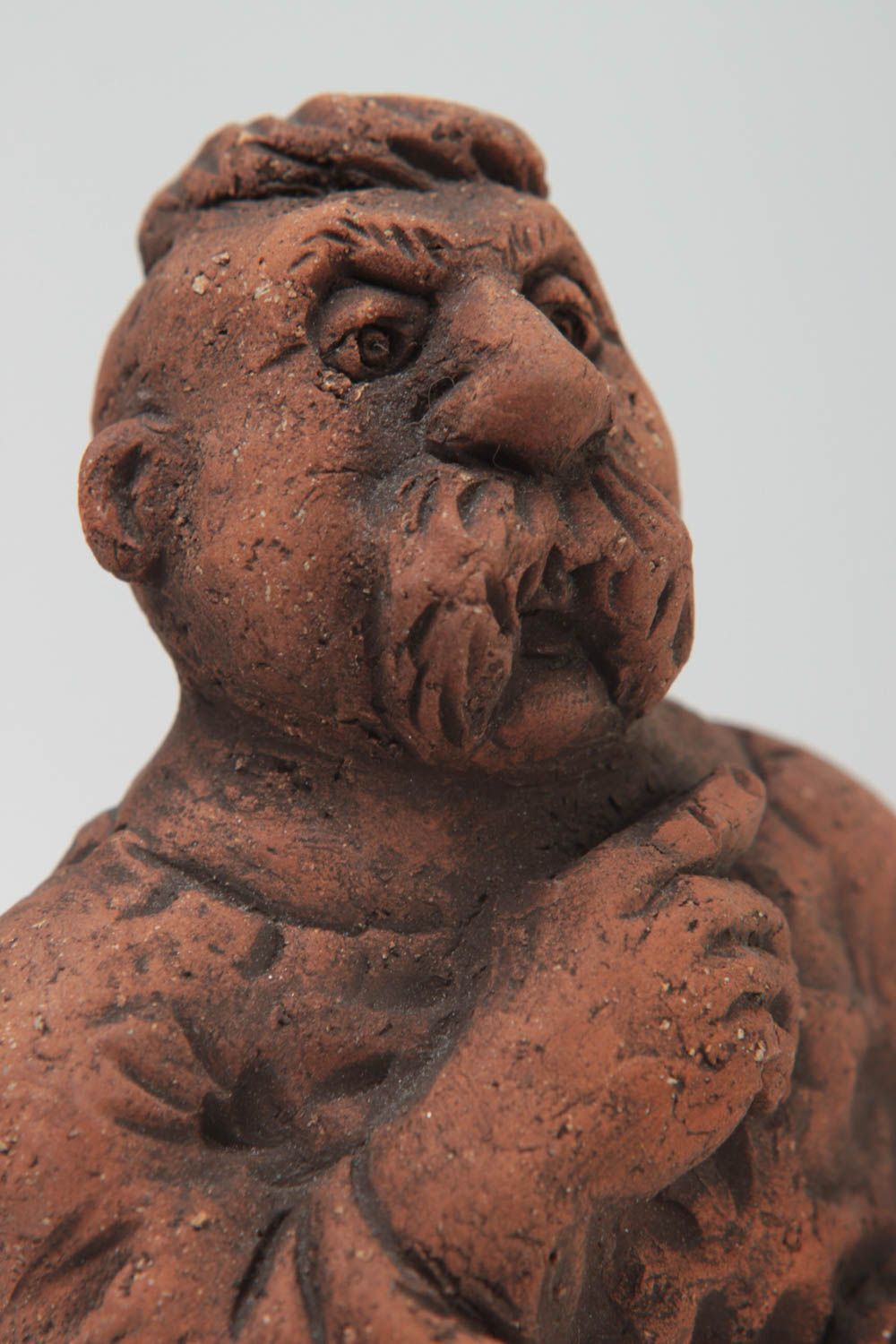Figura de cerámica étnica hecha a mano elemento decorativo souvenir original foto 4
