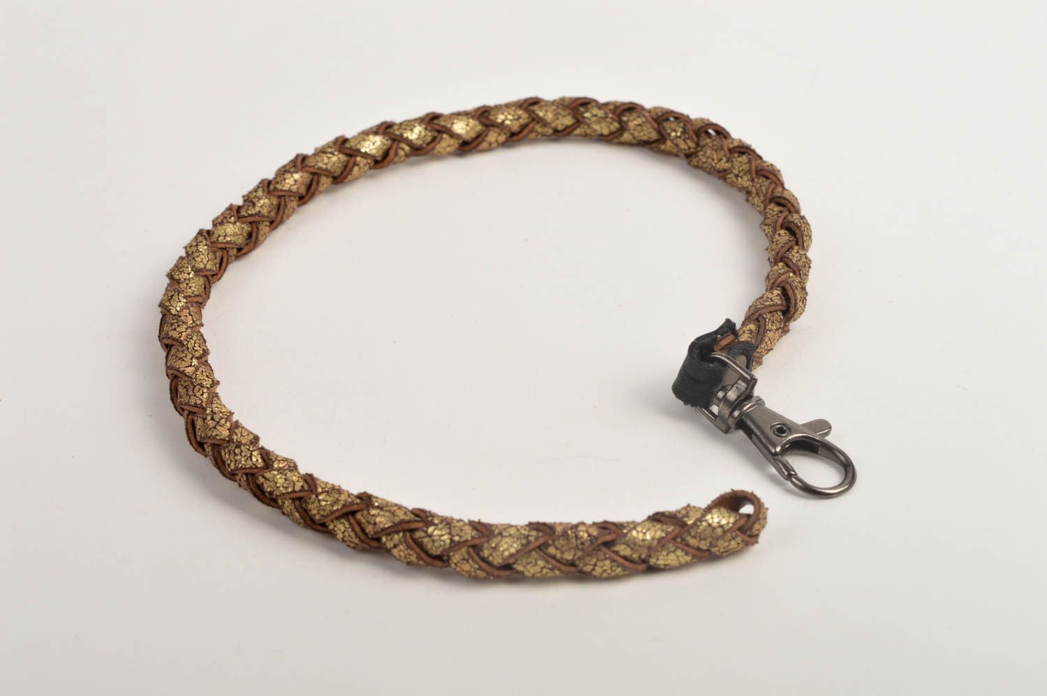 Handmade bracelet leather accessory unusual gift for girls women bracelet photo 5