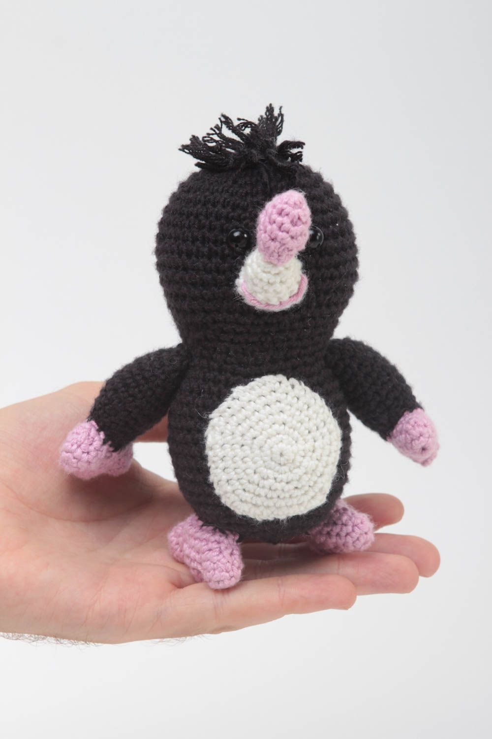 Miniature handmade soft toy stuffed toy crochet toy birthday gift ideas photo 5