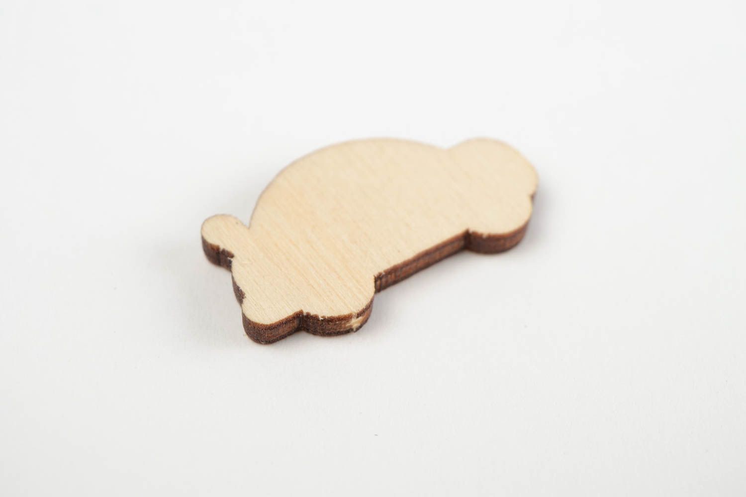 Miniatur Figur handmade Holz zum Basteln Figur zum Bemalen Holz Rohling  foto 5