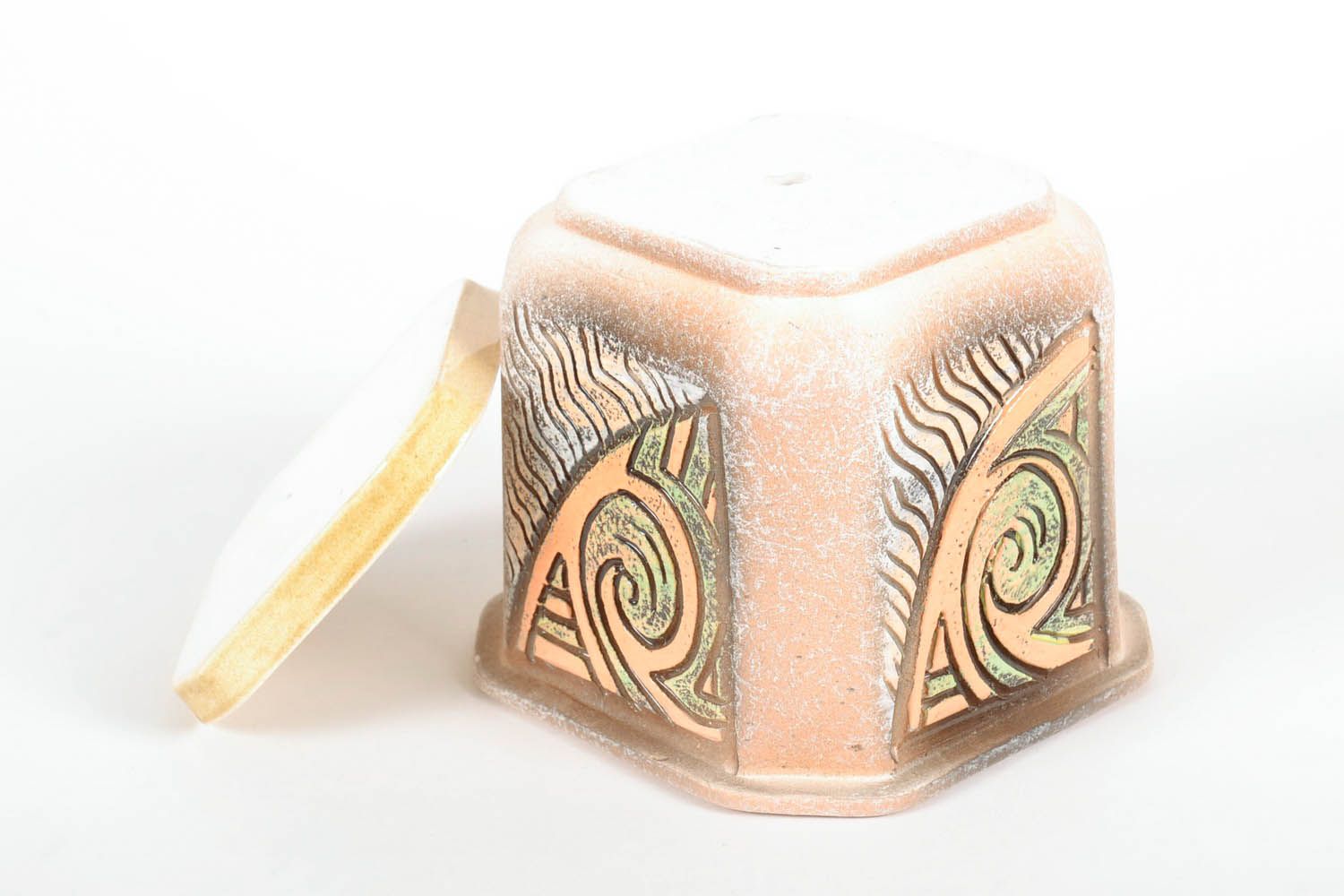 Keramik-Blumentopf Quadrat foto 4