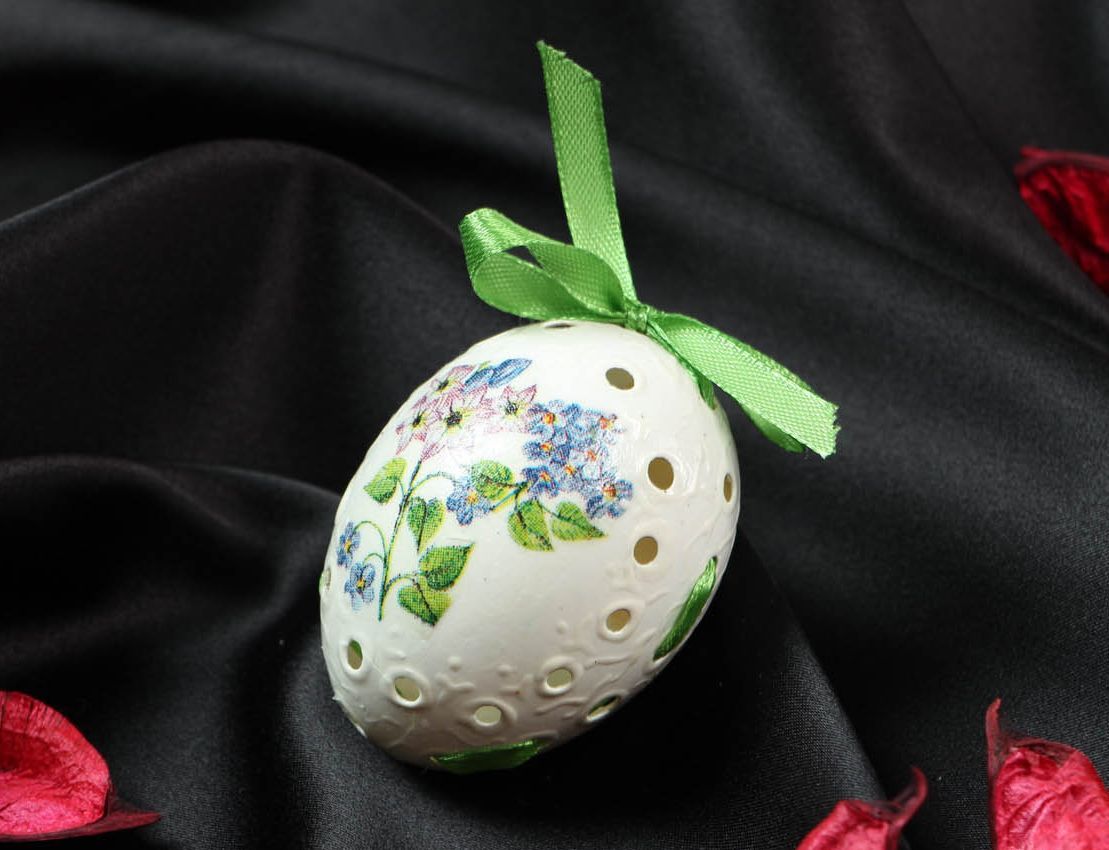 Souvenir de Pâques fait main en coquille d'œuf  photo 5