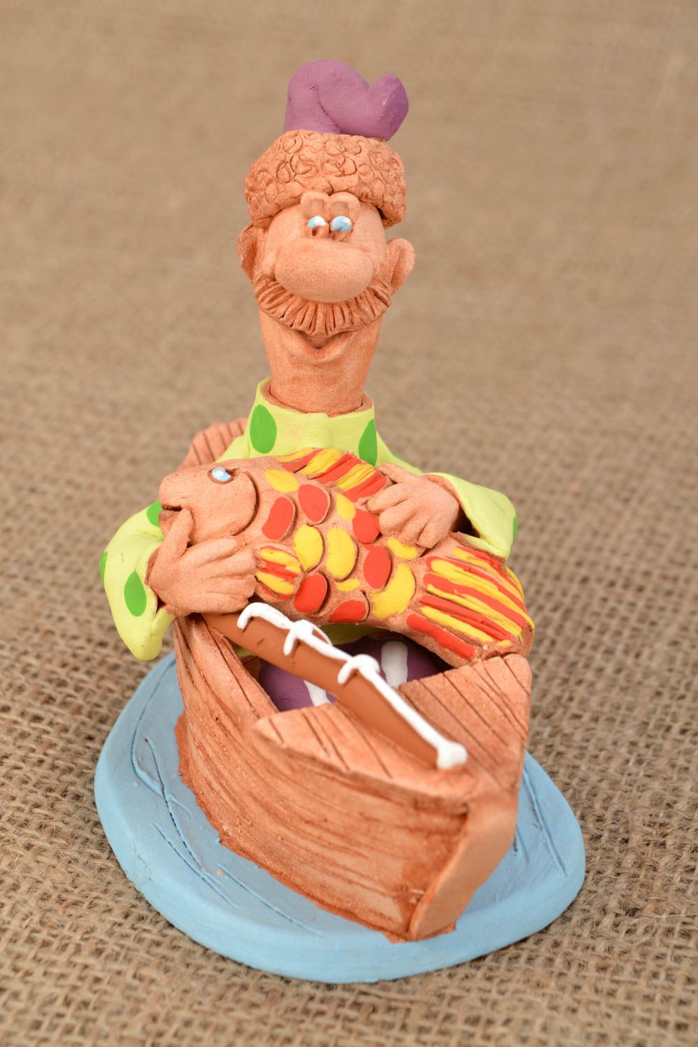 Handmade ceramic figurine photo 1