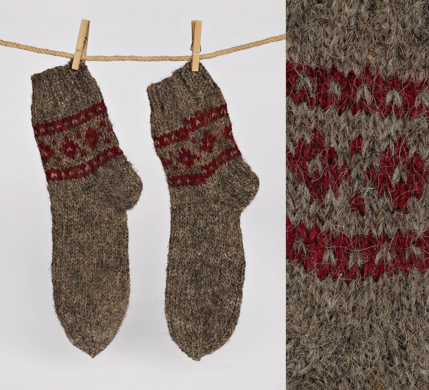 Woolen men's socks photo 5