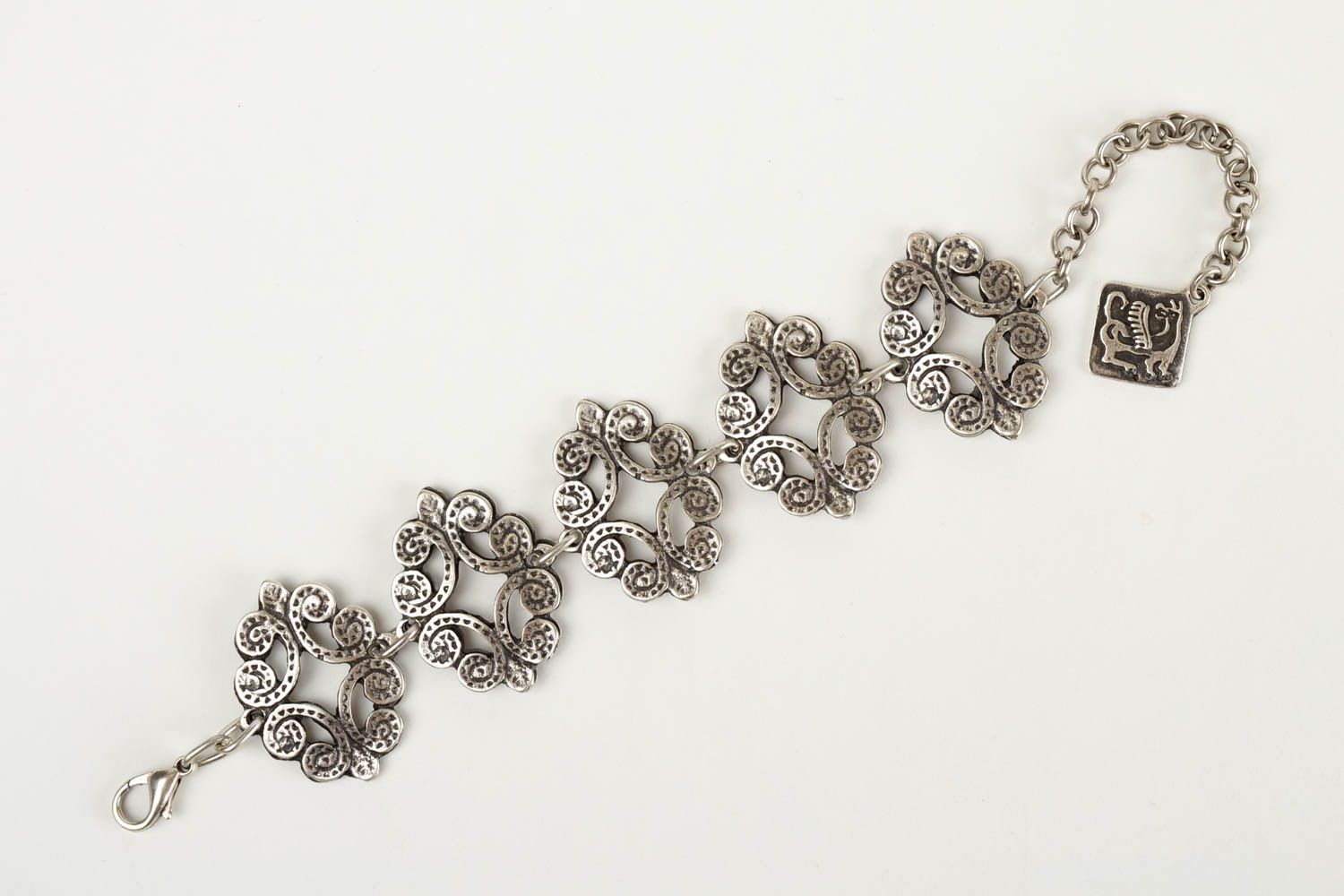Stylish handmade metal bracelet wrist bracelet designs accessories for girls photo 3