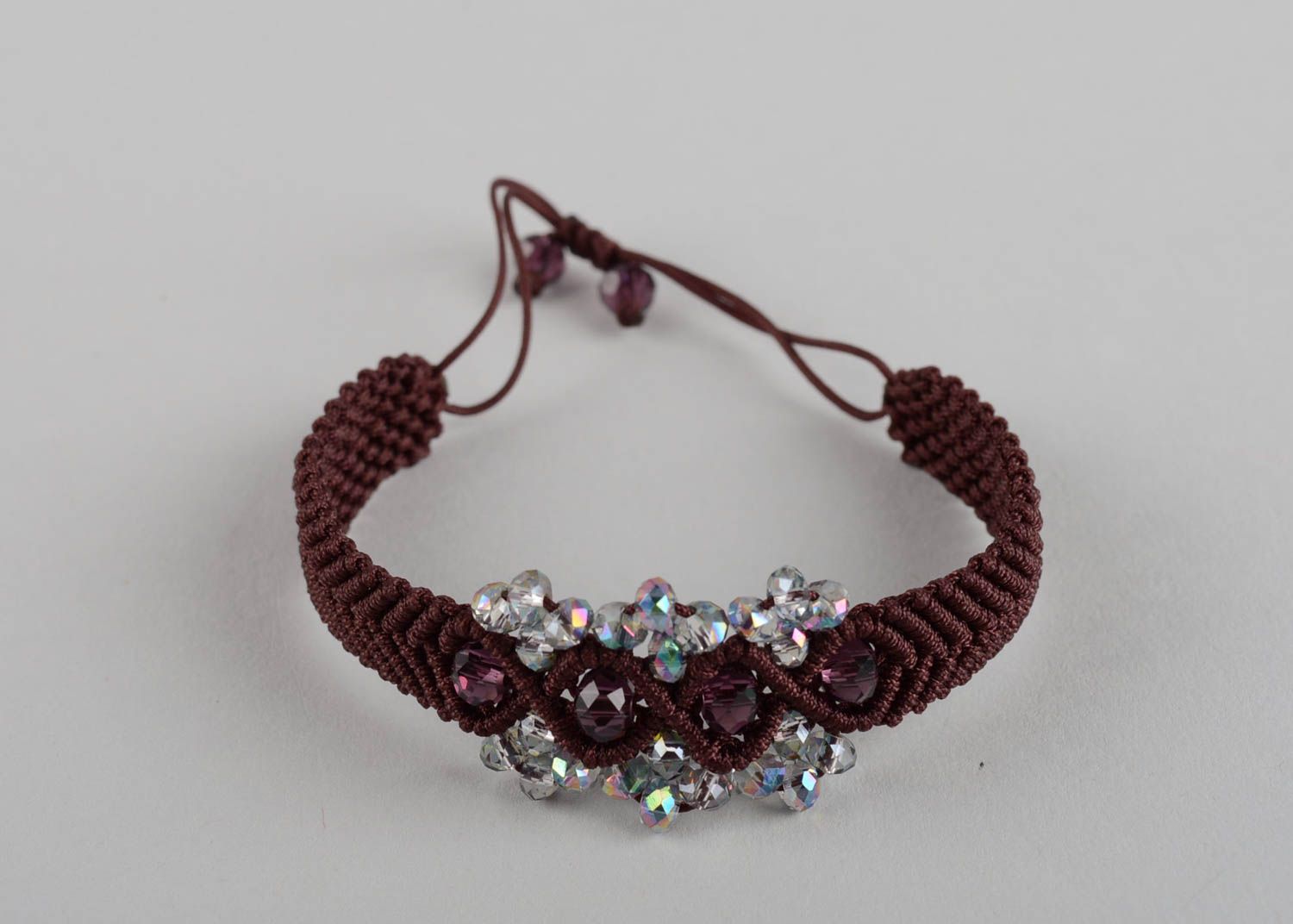 Handmade bracelet designer accessory unusual gift beaded jewelry gift for women photo 2