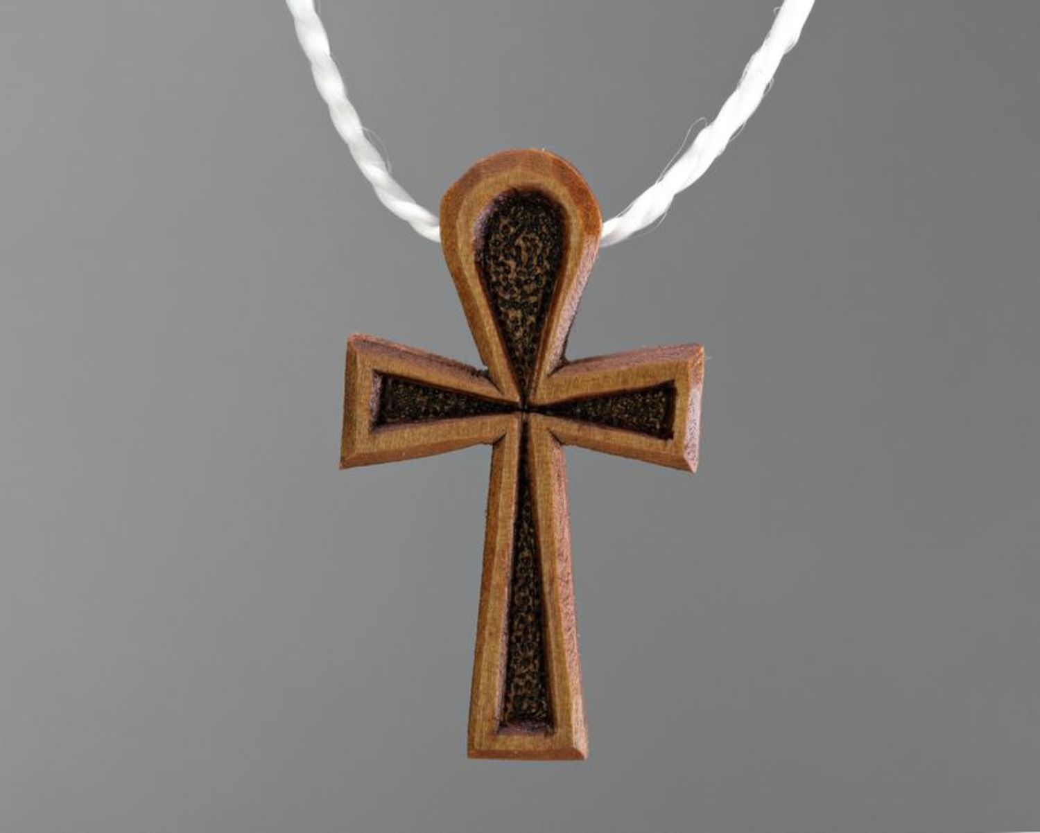 Wooden pectoral cross photo 2