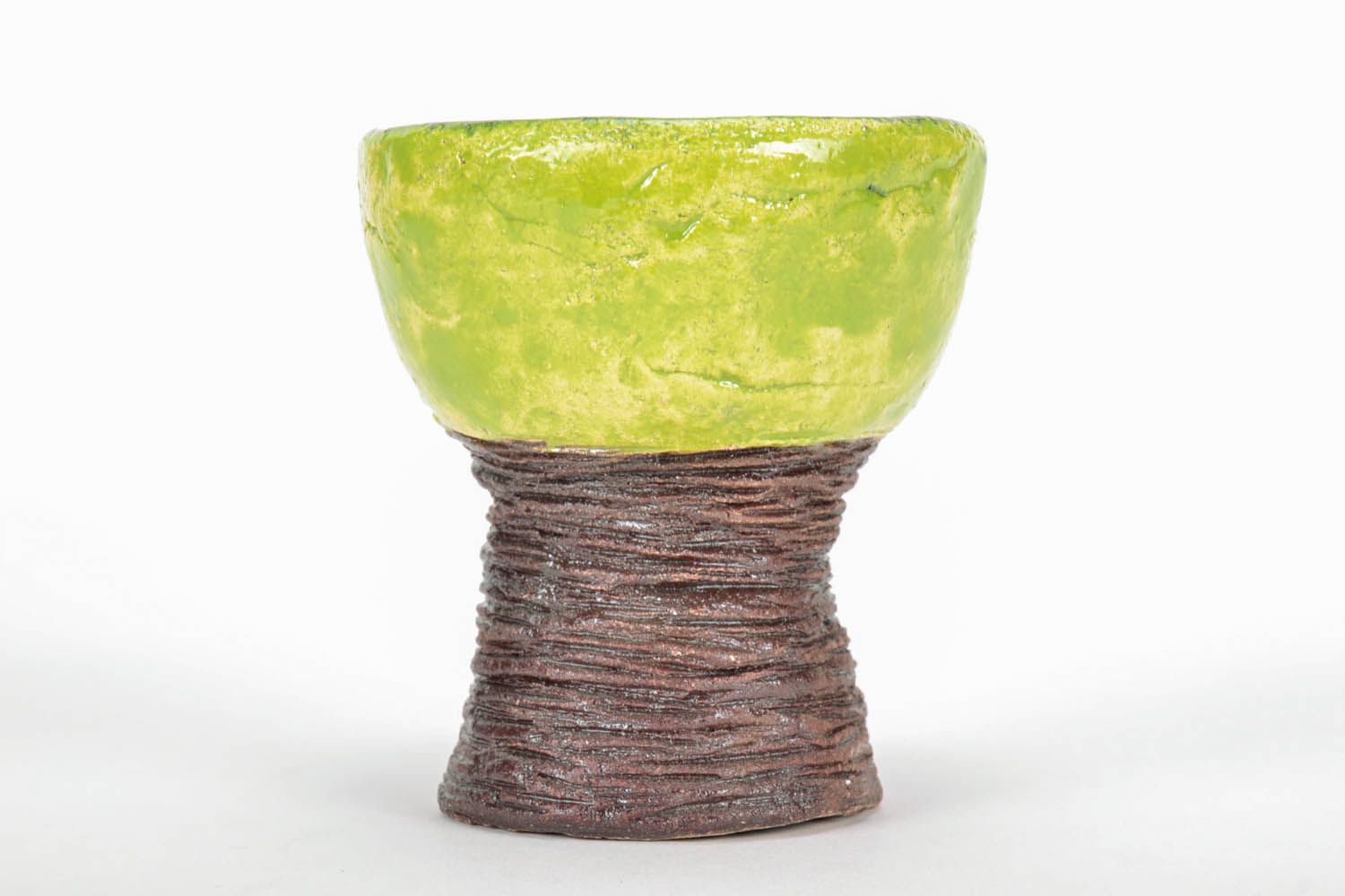 Vaso de cerámica para el vino foto 2