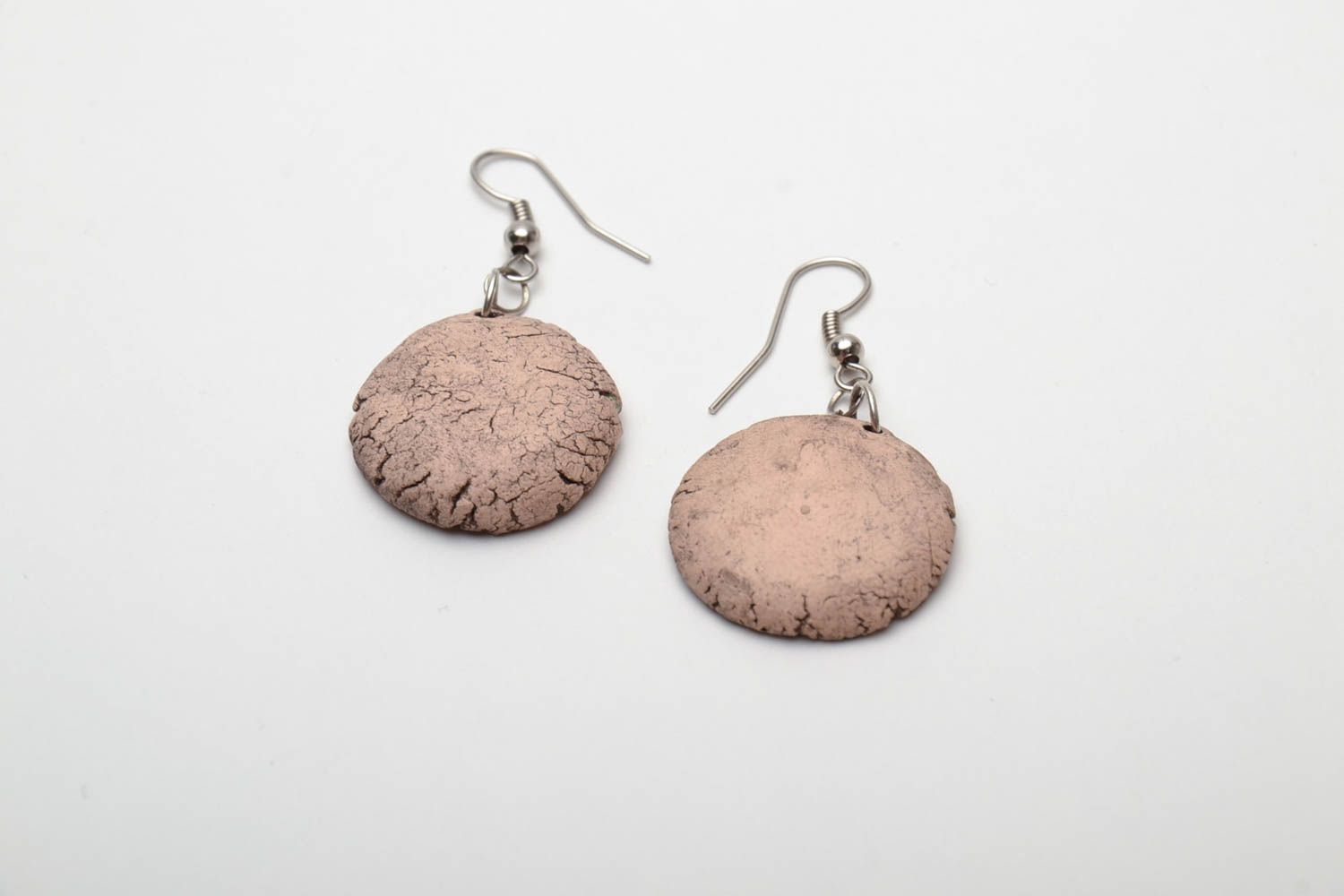 Ceramic earrings with fusing insert photo 4