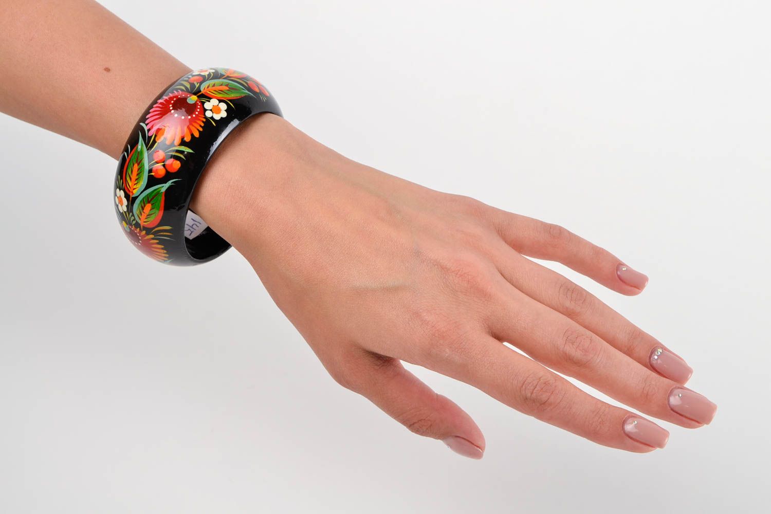 Damen Armband handgemachter Schmuck Geschenk für Frauen aus Holz stilvoll foto 2