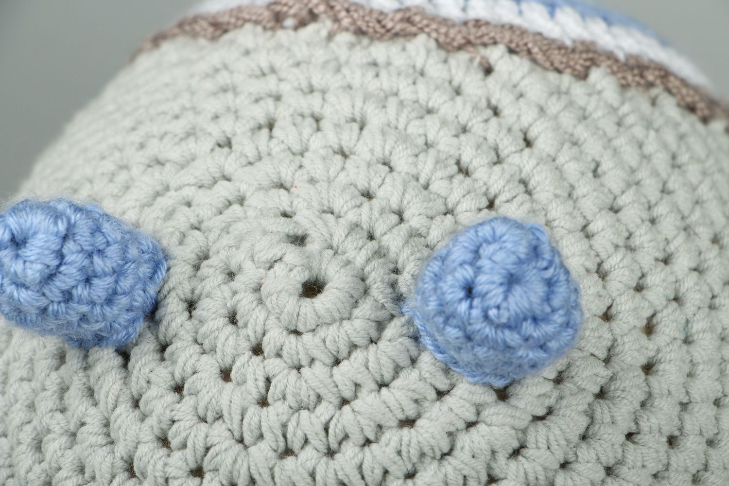 Children's knitted hat Monster photo 5