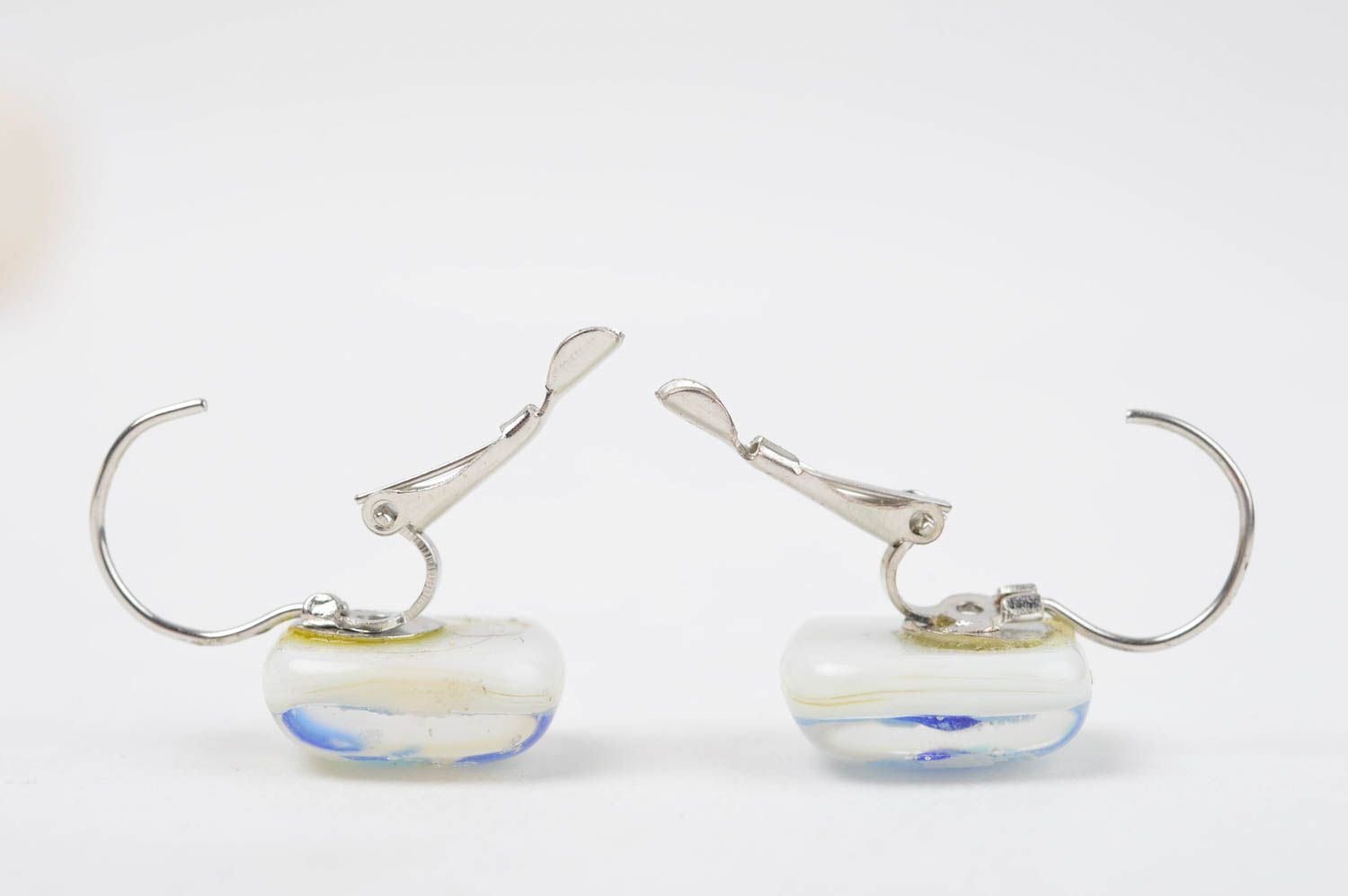 Beautiful handmade glass earrings glass fusing cool jewelry designs gift ideas photo 5