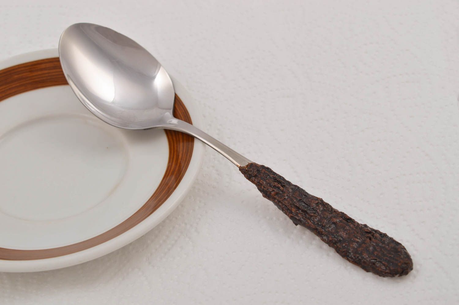 Handmade spoon designer cutlery unusual kitchen utensils stainless steel spoon photo 1