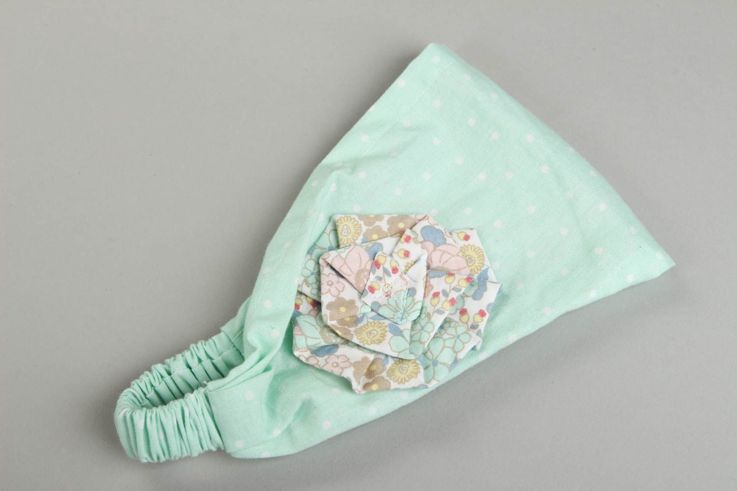 Pañuelo para la cabeza artesanal regalo original accesorio para mujer y niña foto 1