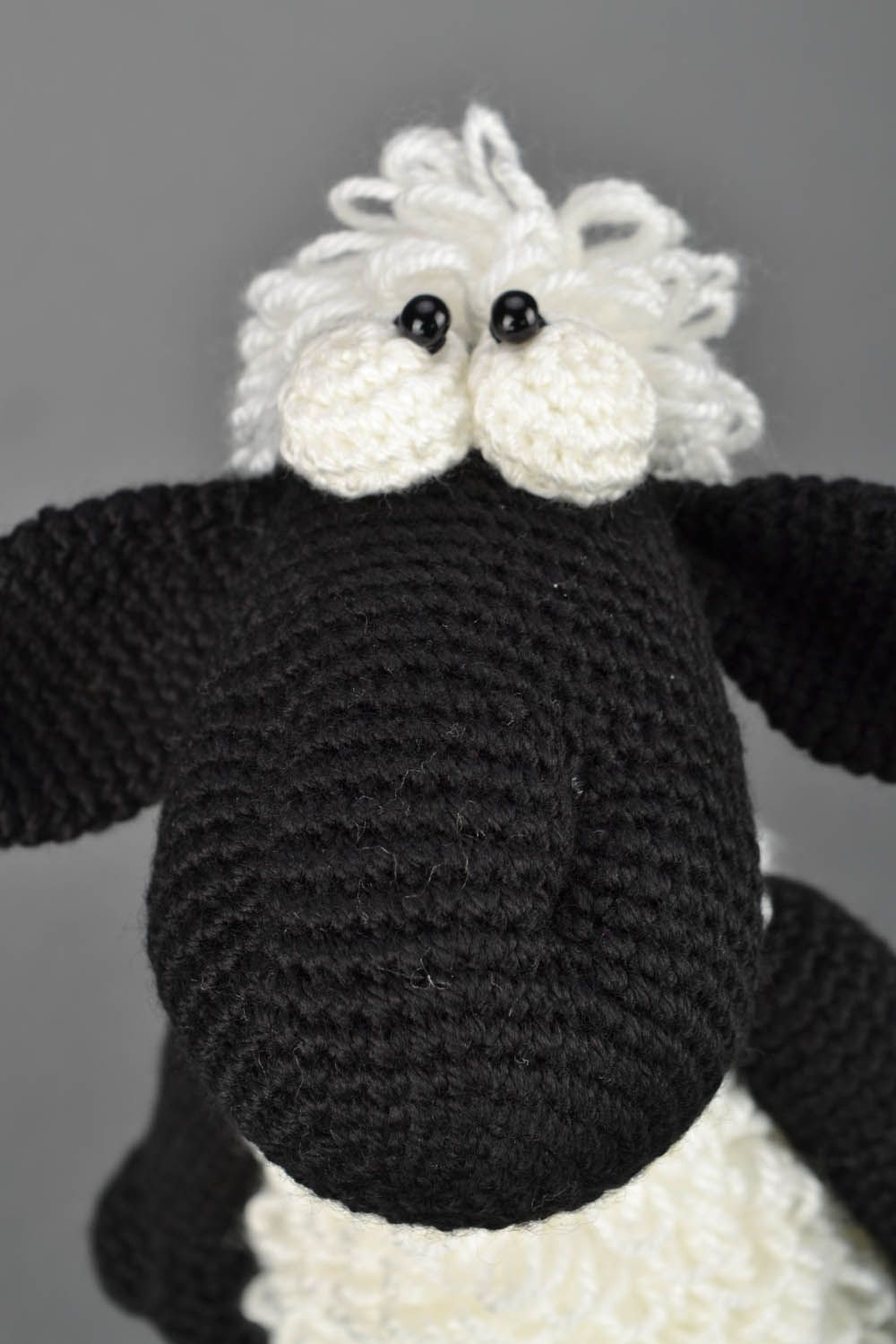 Jouet tricoté au crochet Mouton fait main  photo 4