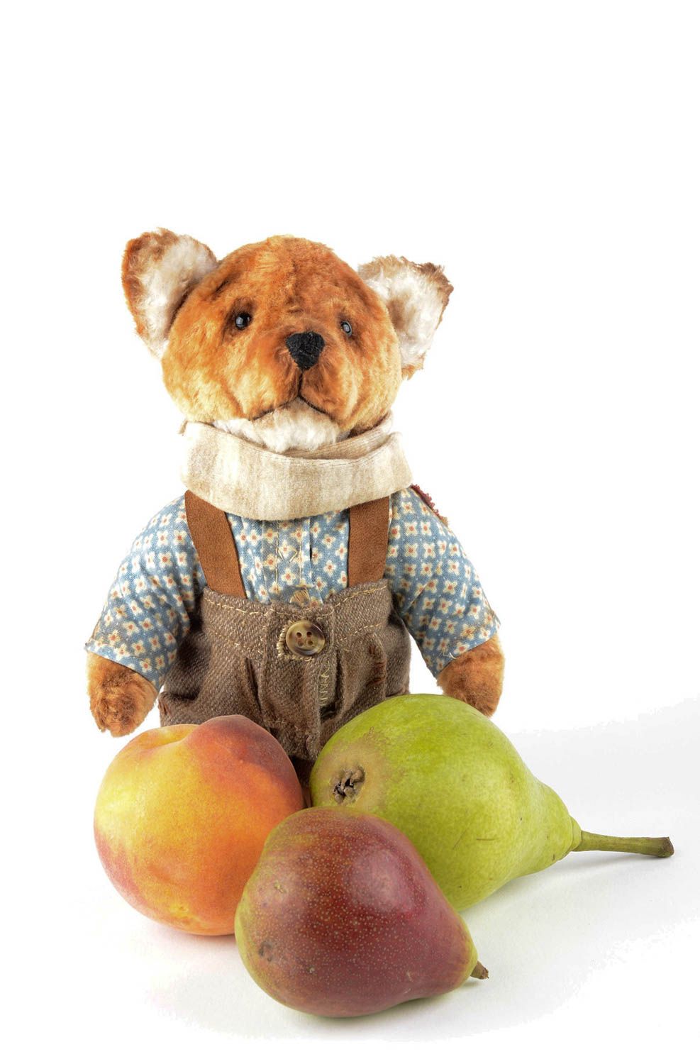 Handmade stuffed toy fox toy soft toy cute baby toys collectible toy for baby photo 4