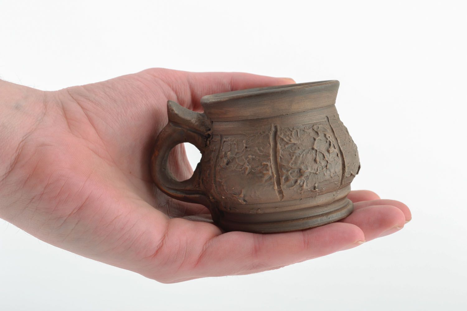 Глиняная чашка для кофе
 фото 3