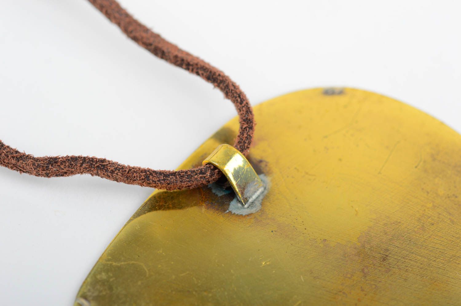 Handmade metal  bijouterie brass accessories neck pendant present for women photo 5