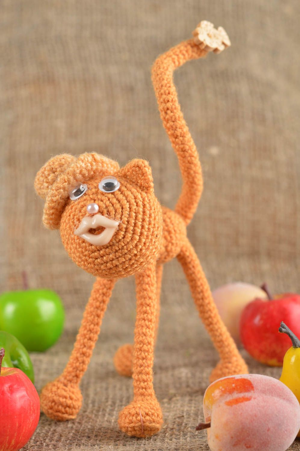 Hand-crocheted creative toy handmade crocheted toy for babies nursery decor photo 1